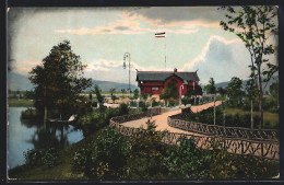 AK Bad Warmbrunn, Füllnerpark Und Weg Nach Dem Gasthaus Blockhaus  - Schlesien