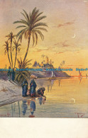 R034869 Old Postcard. Egyptian Scene - Wereld