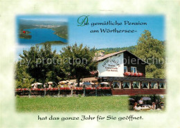 73281890 Krumpendorf Woerthersee Cafe Restaurant Pension Am Woerthersee Krumpend - Andere & Zonder Classificatie