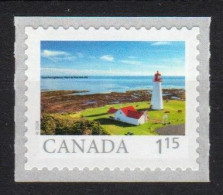 2024 Canada From Far And Wide Scenic Photography Point Prim Lighthouse Single Stamp From Roll MNH - Neufs