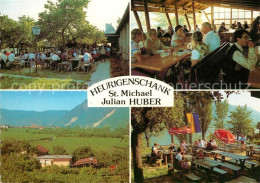 73281796 St Michael Wachau Heurigenschank Julian Huber Freiterrasse St Michael W - Autres & Non Classés