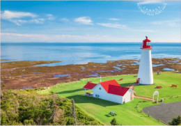 2024 Canada From Far And Wide Scenic Photography Point Prim Lighthouse Post Card Unused - Cartes Modernes