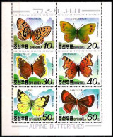 783  Papillons - Butterflies - North Korea BF 79C MNH - 2,75 (9) - Butterflies