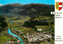 73281724 Gmuend Kaernten Mittelalterl Stadt Mit Ringmauer Und Stadttor Fliegerau - Otros & Sin Clasificación