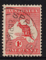 AUSTRALIA 1913 1d RED KANGAROO (DIE I) STAMP PERF.12 WMK 2  SG.2 VFU. - Usados