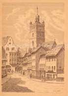 73281600 Darmstadt Paedagogstrasse Stadtkirche Kuenstlerkarte Karl Weise Darmsta - Darmstadt