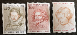 MONACO - MNH** - 1977 - # 1098/1100 - Ongebruikt