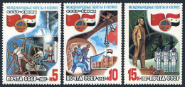 Russia 5580-5582, MNH. Michel 5737-5739. Joint Space Flight, 1987. - Nuevos