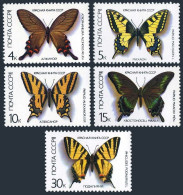 Russia 5525-5529,MNH.Michel 5678-5682. Butterflies,1987. - Neufs