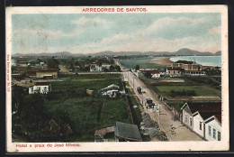 AK Arredores De Santos, Hotel E Praia Do José Minino  - Sonstige & Ohne Zuordnung