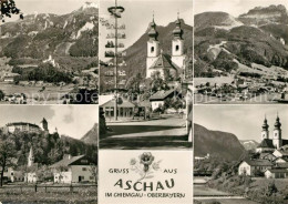 73281451 Aschau Chiemgau Kirche Aschau Chiemgau - Andere & Zonder Classificatie