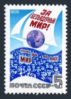 Russia 5676 Two Stamps, MNH. Michel 5836. World Without Nuclear Weapons, 1988. - Unused Stamps