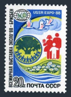 Russia 5661 Two Stamps, MNH. Michel 5822. EXPO-1988, Brisbane, Australia. - Unused Stamps