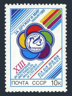 Russia 5782 Two Stamps,MNH.Michel 5964. World Youth & Student Festival,1989.Bird - Nuevos