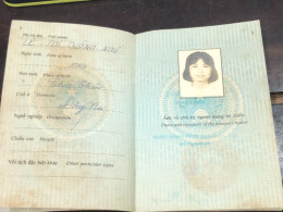 VIET NAM -OLD-ID PASSPORT-name-LE THI QUYNH NHU-1996-1pcs Book - Sammlungen