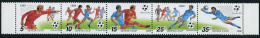 Russia 5895-5899a Strip, MNH. Michel 6088-6092. World Soccer Cup Italy-1990. - Neufs