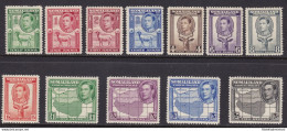 1938 Somaliland - Stanley Gibbons N. 93-104 - Serie Di 12 Valori - MNH** - Other & Unclassified