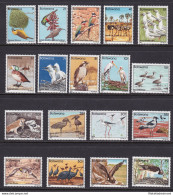 1982 BOTSWANA - Yvert N. 451/468 - Ordinaria Uccelli - Serie Di 18 Valori - MNH** - Autres & Non Classés