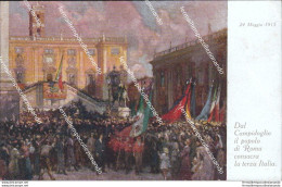 As132 Cartolina Militare Dal Campidoglio Il Popolo Di Roma - Andere & Zonder Classificatie