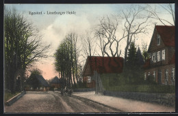 AK Egestorf /Lüneburger Heide, Strassenpartie Mit Ochsenwagen  - Lüneburg