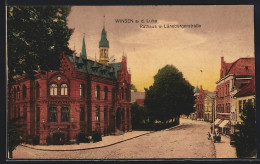 AK Winsen A. D. Luhe, Rathaus Und Lüneburgerstrasse  - Winsen