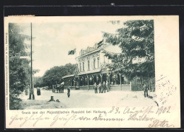 AK Harburg, Restaurant Majestätische Aussicht  - Harburg