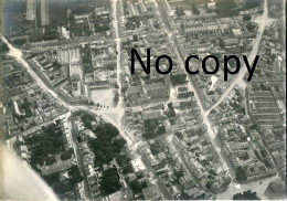 PHOTO FRANCAISE - VUE AERIENNE D'UN QUARTIER DE REIMS MARNE 1915 - GUERRE 1914 1918 - Guerre, Militaire