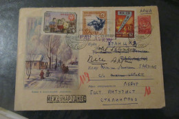 Russie Lettre Par Avion DU 08 12 1959 De MOSCOU  Pour NICE - Briefe U. Dokumente