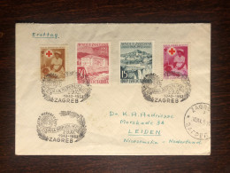 YUGOSLAVIA FDC COVER 1953 YEAR RED CROSS HEALTH MEDICINE STAMPS - FDC