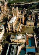 73838293 Bath  UK Aerial View Of The Roman Baths Pump Room And Abbey  - Otros & Sin Clasificación