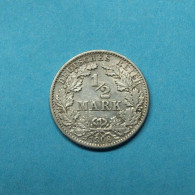 Deutsches Reich 1906 G 1/2 Mark Silber (M4860 - Altri & Non Classificati