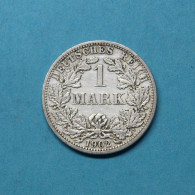 Deutsches Reich 1885 A 1 Mark Großer Adler Silber (M4874 - Andere & Zonder Classificatie