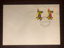 YUGOSLAVIA FDC COVER 1961 YEAR RED CROSS HEALTH MEDICINE STAMPS - FDC