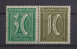 Deutsches Reich Zusammendruck Germania W 19 Luxus Ungebraucht Kat.15,00 Für - Zusammendrucke