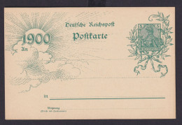 Deutsches Reich Jugendstil Art Nouuveau Ganzsache 5 Pfg. Germania Reichspost - Autres & Non Classés