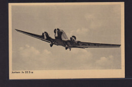 Militaria Flugpost Flugzeug Junkers Ju 52 Weltkrieg Tante Ju Deutsches Reich - Aviones