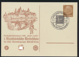 Deutsches Reich Privatganzsache PP 122 D 2 04 Aschaffenburg Postillion KdF - Otros & Sin Clasificación