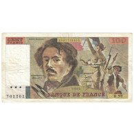 France, 100 Francs, Delacroix, 1985, H.93, TB+, Fayette:69.9, KM:154b - 100 F 1978-1995 ''Delacroix''