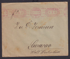 Deutsches Reich Brief AFS Absenderfreistempel Destination Augsburg Curacao - Briefe U. Dokumente