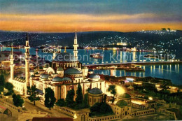 73252409 Istanbul Constantinopel Suleymaniye Goldener Horn Und Atatuerk Bruecke  - Turchia