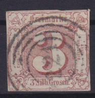 Altdeutschland Thurn & Taxis 17 3 Silbergroschen Nrn.Stempel 221 Kat.-Wert 75,00 - Usados