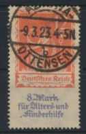 Deutsches Reich 234 Alters U. Kinderhilfe Gestempelt Altona Ottensen Kat 30,00 - Storia Postale