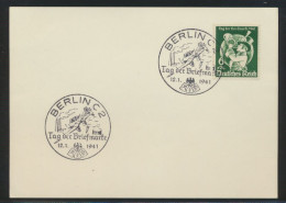 Deutsches Reich 762 Tag Der Briefmarke Vom Ersttag 12.1.1941 - Covers & Documents