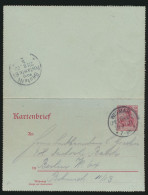 Wismar Deutsches Reich Ganzsache Kartenbrief Sonderstempel Festplatz Nach Berlin - Lettres & Documents