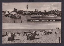 Ansichtskarte Poel Insel Mecklenburg Vorpommern Meer Strand Heldge Verlag Köthen - Sonstige & Ohne Zuordnung