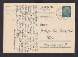 Deutsches Reich Drittes Reich Ganzsache Postsache SST Rechtzeitig Postreise - Covers & Documents