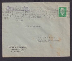 Deutsches Reich Brief 5 Pfg. Destination Hamburg Curacao Niederlande Westindien - Cartas & Documentos