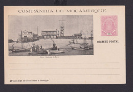 Mosambik Mozambique Afrika Portugal Kolonien Selt. Bild Ganzsache Companhia De - Covers & Documents