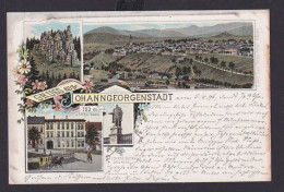 Ansichtskarte Litho Johanngeorgenstadt Sachsen Versch. Ansichten N. Freiberg - Other & Unclassified