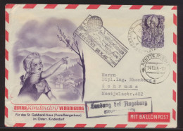 Flugpost Airmail Ballonpost Balloon Post Österreich 30g Privatganzsache - Zeppelins